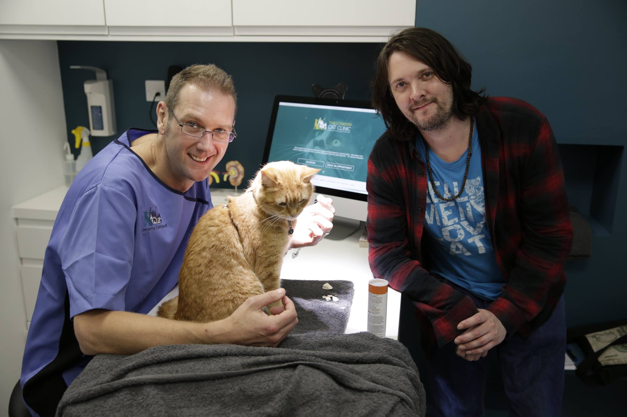 Dr Jeremy Treating a Cat